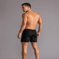thumbnail image 4 of LYMAYTER Men's 4-Inch Casual Shorts Big Pockets Lightweight Gym Workout Running Elastic Waist Shorts for S-4XL, 4 of 9