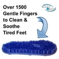 Soapy Soles Foot Scrubber Brush Duction Cups to the Floor of Tub or