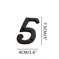 thumbnail image 1 of Daisyyozoid Creative Alloy Wrought Iron Number Letter Number, 1 of 2