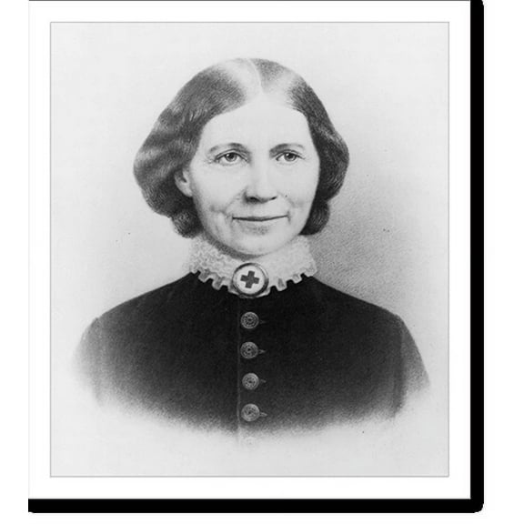 Historic Print, Clara Barton, 1821-1912 - 6, 16" x 20"