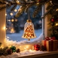 thumbnail image 4 of Clearance! Glowing Christmas Story Ornament Bells, Mini Light-Up Mini Holiday Scene with Warm LED Light, Festive Keepsake Gift for Home Christmas Party Decoration, 4 of 6