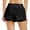 Black, variant on Casual Legging Shorts Women Versatile Breathable Liner Plus Size Shorts for Women,Light Blue,S