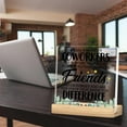 thumbnail image 4 of Coworker Gifts for Women Men, Coworker Friend Gifts, Coworker Leaving Gifts Farewell Goodbye New Job Retirement Gifts for Coworkers Colleagues Work Friends Acrylic Desk Plaque Sign Office Decor, 4 of 5
