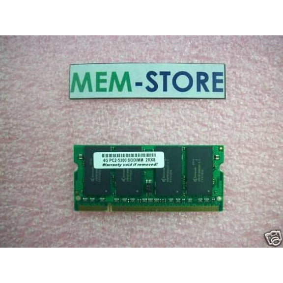4GB DDR2 667MHz non-ECC SODIMM Crucial CT51264AC667 Equivalent Laptop RAM Memory (3rd Party)