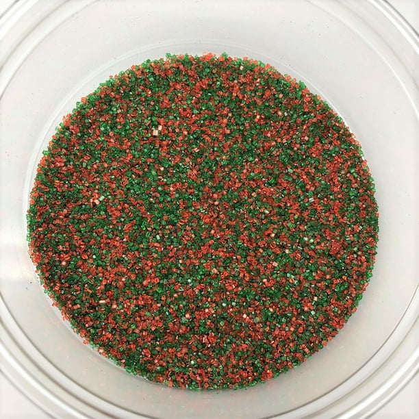 Christmas Sanding Sugar Red Green Blend Topping Sprinkles 8 pound