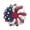 A, variant on Sunflower Shaped Independence Day Door Hanger, Festive Wall Ornament, Patriotic Hanging Decor for Front Door, Porch, Wall and Holiday Scene Decoration