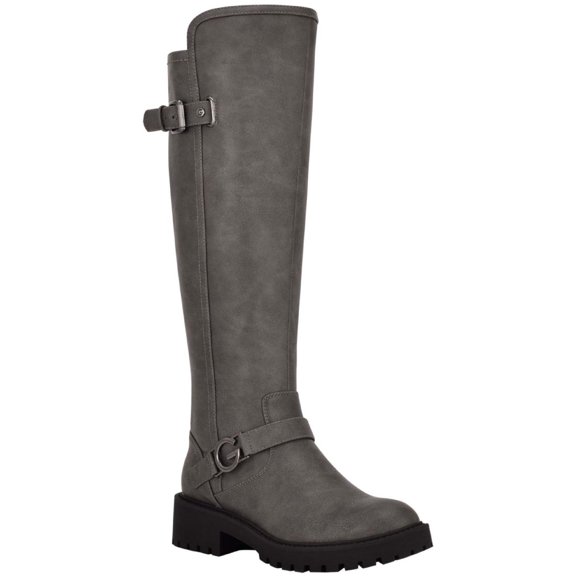 GBG Los Angeles Womens Silene Faux Leather Tall Knee-High Boots