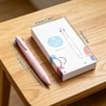 thumbnail image 3 of Multicolor Gel Pens, 4-in-1 Colored Retractable Pens 0.5mm Medium Fine Point, Ballpoint Gift Pens for Planner Journaling Note Taking, Smooth Writing, Soft Grip, for Home Office, Assorted Ink, 6-Count, 3 of 9