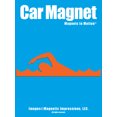 thumbnail image 1 of Magnets in Motion Swimmer Car Magnet Orange, 1 of 4