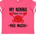 thumbnail image 4 of Inktastic Nonna Loves Me Grandson Boys or Girls Toddler T-Shirt, 4 of 5