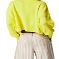 thumbnail image 4 of Pulls pour Femmes Décontractés à Manches Longues Col Rond Tricoté Côtelé Pull Rayé Blouse, 4 of 5