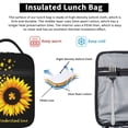 thumbnail image 4 of Sunflower Autism Insulated Lunch Bag For Women Men, Portable Leakproof Tote Cooler Meal Bag, Reusable Lunch Box For Work/Office/Picnic/Travel, 4 of 6