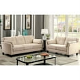 thumbnail image 5 of Furniture of America Trevon Contemporary Fabric 2-Piece Sofa Set in Beige, 5 of 5
