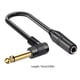 thumbnail image 4 of 1/4\' TRS 6.35mm Male to 6.35mm Female Stereo Cable for Guitar Amplifiers, 4 of 5