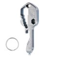 thumbnail image 1 of Jinsinto Multifunction Keychain, 24 in 1 Key Tools and Gadgets, Pocket Multi Tool, Outdoor Key Chain Tool for Father's Day Gift, Best Birthday Gifts for Dad, Husband, Men (Silver), 1 of 5