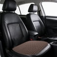 thumbnail image 3 of Hearth & Gear Breathable Linen Seat Cushion With Classic Check Pattern Universal Fit For Long Drives And Comfort Support Padded Stadium Seat Cushions Seat Solution Cushion 24x24 Cushion Seat Cushion, 3 of 4