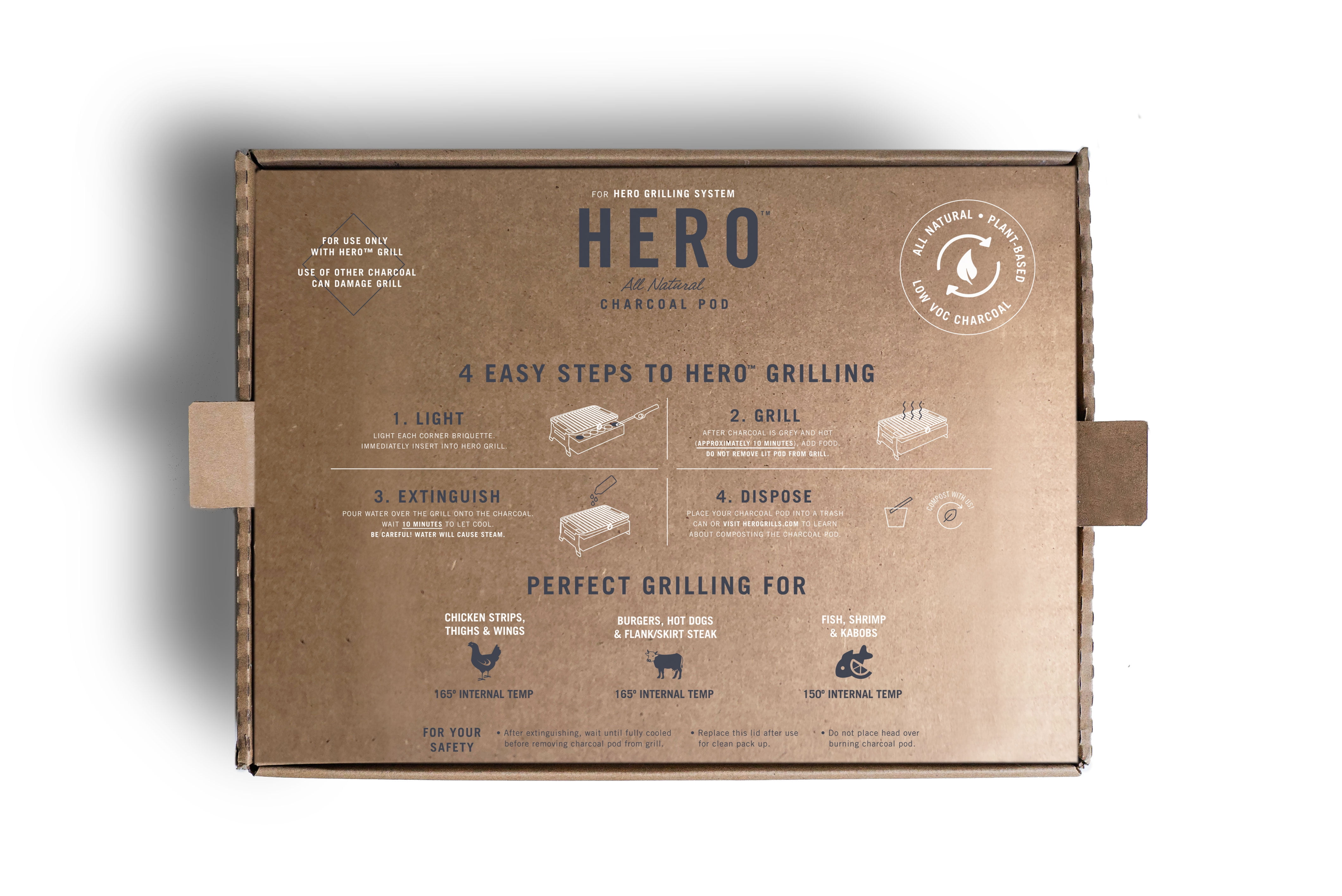 Fire & Flavor FFG2 Hero Charcoal Refills