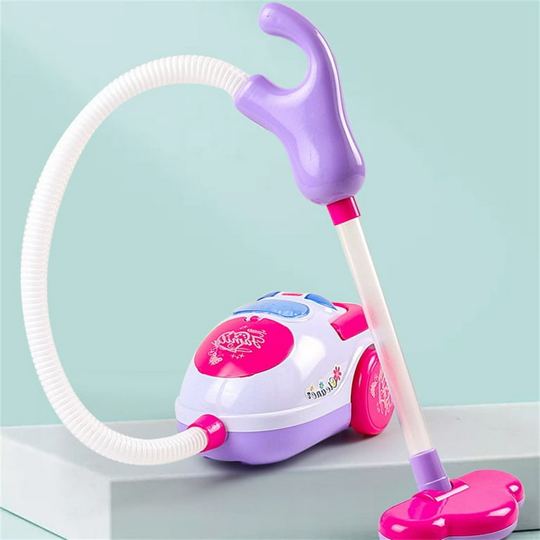 1pc Pink Miniature Vacuum Cleaner Toy For Pretend Play Kitchen