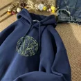 thumbnail image 2 of Nueva sudadera con capucha con estampado de patrón de bambú para hombre, sudaderas informales japonesas de otoño, sudaderas con capucha para mujer, sudadera con capucha de polar vintage Y2K, 2 of 5