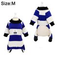 thumbnail image 2 of Ropa para mascotas Ropa de hogar a rayas para mascotas Perro otoño e invierno felpa cuadrúpedo MFZFUKR BST3001090-2, 2 of 6