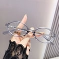 thumbnail image 4 of Gafas presbioscópicas estilo femenino, montura negra nerd, montura de detección avanzada anti-luz azul para hombres, gafas presbioscópicas con dientes de metal, 4 of 4