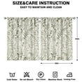 thumbnail image 2 of Romantic Floral Pattern Curtains 42x54 Inch, 2 Panels Rod Pocket Blackout Drapes for Bedroom and Study, 2 of 2
