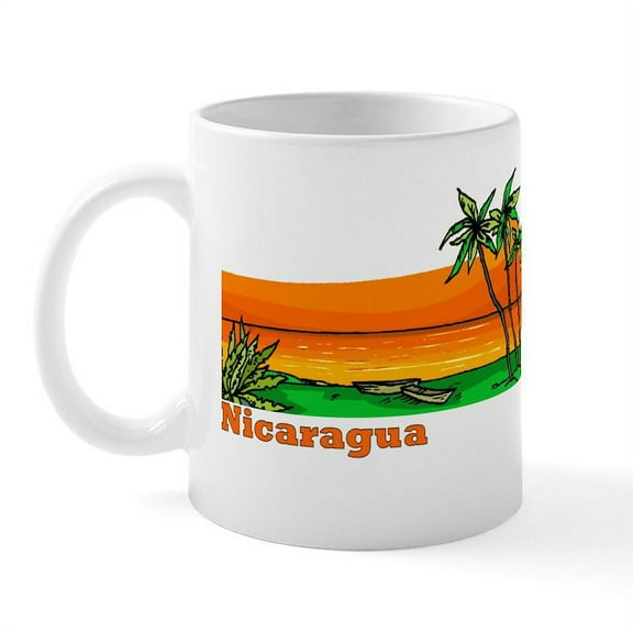 CafePress - Nicaragua Mug - 11 oz Ceramic Mug - Novelty Coffee Tea Cup