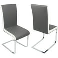 thumbnail image 2 of Canadian Anne Dining Chair Grey & White (Set of 2), 2 of 3