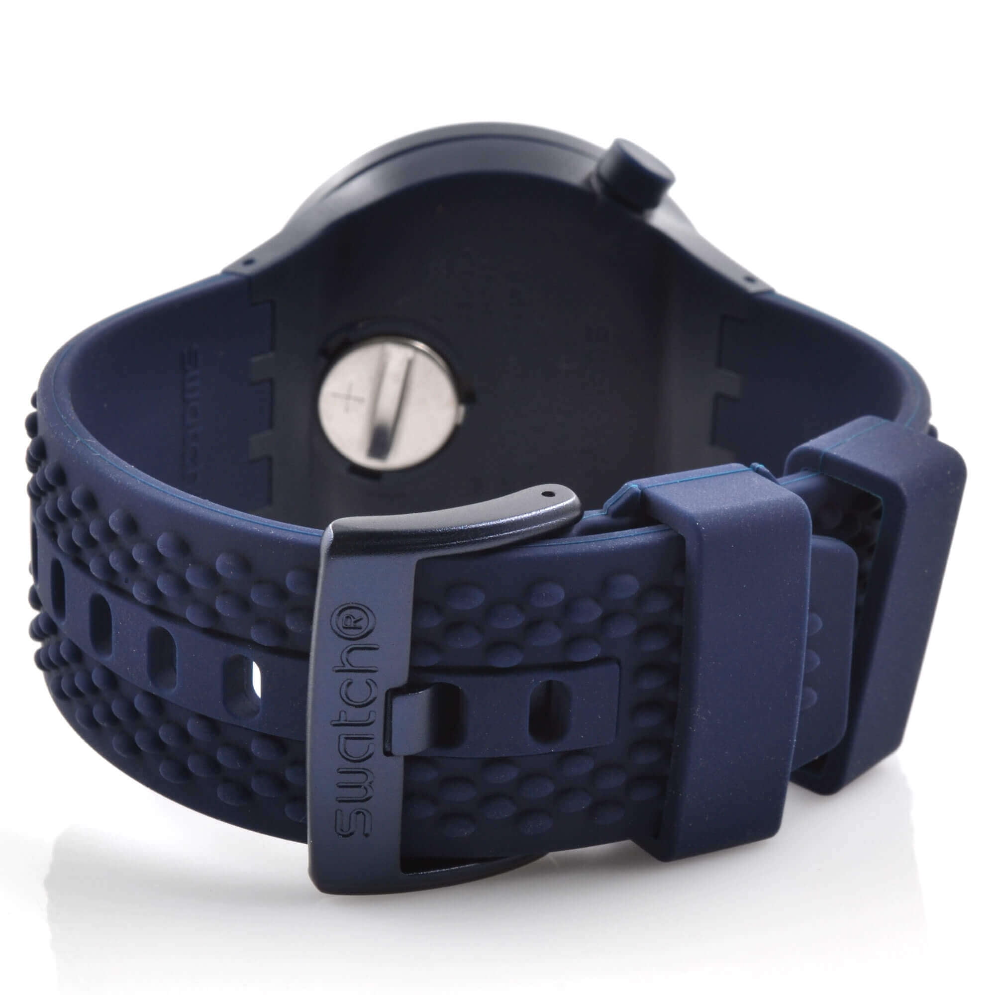 Swatch SO27N100 Men's Big Bold Bbnavy Blue Dial Rubber Strap Swatch SO27N100 Men's Big Bold Bbnavy Blue Dial Rubber Strap
