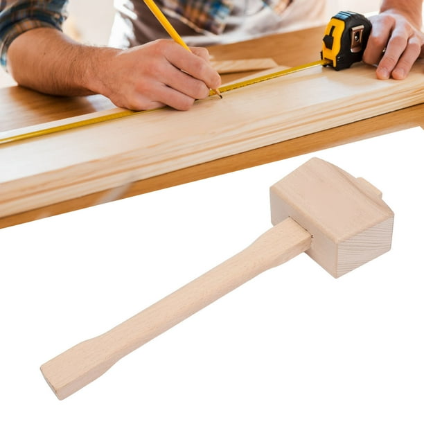 Martillo Para Trabajar La Madera, Buena Practicidad, Fácil De Usar, Martillo De Madera Para Carpintero De Haya, Pequeño, Ligero, Cómodo De Sostener Para Estudio De Carpintería