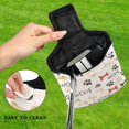 thumbnail image 4 of Haosy Cute Dog Paw and Bones Golf Mallet Putter Cover Strong Magnetic Leather Golf Club Headcover Closure, 4 of 7