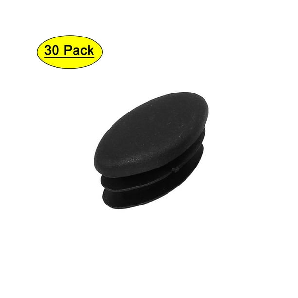 Furniture Table Leg Feet Oval Shape Protector Cover Pads 30mmx15mmx16mm