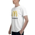thumbnail image 5 of Mcdonald'S Logo Men'S Basic Short Sleeve T-Shirt Fashion White 5x-Large, 5 of 8