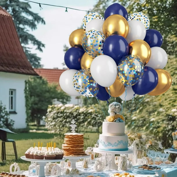 Juego de 30 globos multicolores para decoración de fiestas, cumpleaños y bodas.