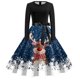 thumbnail image 3 of Vestidos Casuales Para Mujer 派对 Moda Femenina Casual Navidad Cuello En V Mujeres Navidad Gráfico Elegante Vestidos Sin Mangas Moda Sexy Floral, 3 of 3