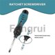 thumbnail image 3 of 2in1 Precision Adjustable Ratchet Screwdriver Set Twoway Slotted Magnetic Screwdriver Bits, 3 of 5