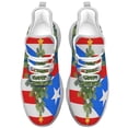 thumbnail image 2 of Puerto Rico Feliz Navidad Shoes Trail Running Shoe Non-Slip Breathable Comfortable Sneakers white Size 13, 2 of 7