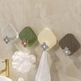 thumbnail image 2 of Punch-Free Sticky Hook - 4Pcs, Strong Load-Bearing, Electroplated Four Leaf Clover Bathroom Hanger Hook, Household Products, 2 of 8