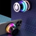 thumbnail image 4 of Magnetic Speaker Bluetooth Bluetooth 5.3 Stereo Sound Portable Wireless Speaker Small Magnetic with RGB Color Exceptional Stereo Sound for Home Travel Bathroom (Black), 4 of 10