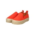 thumbnail image 4 of Women Fabric Round Toe Espadrille Slip On Flatform Sneakers 18214, 4 of 6