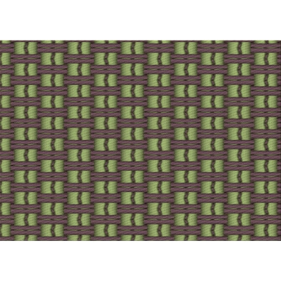Ahgly Company Indoor Rectangle Patterned Olive Drab Green Area Rugs, 3' x 5'