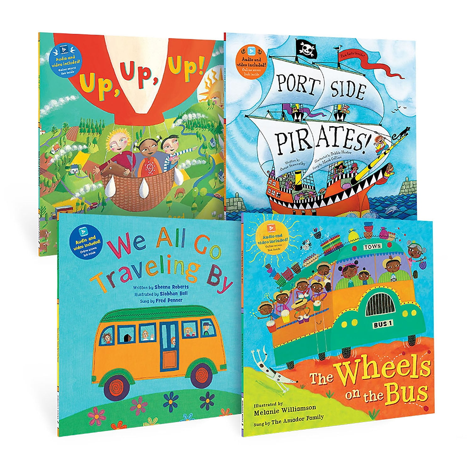 Barefoot Books PreK Singalongs Board Book Bundle (Lap Singalongs