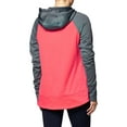thumbnail image 4 of Hanes Chandail à Capuchon en Molleton Sport Performance pour Femmes, G, Dada Gris/rose Chiné, 4 of 5