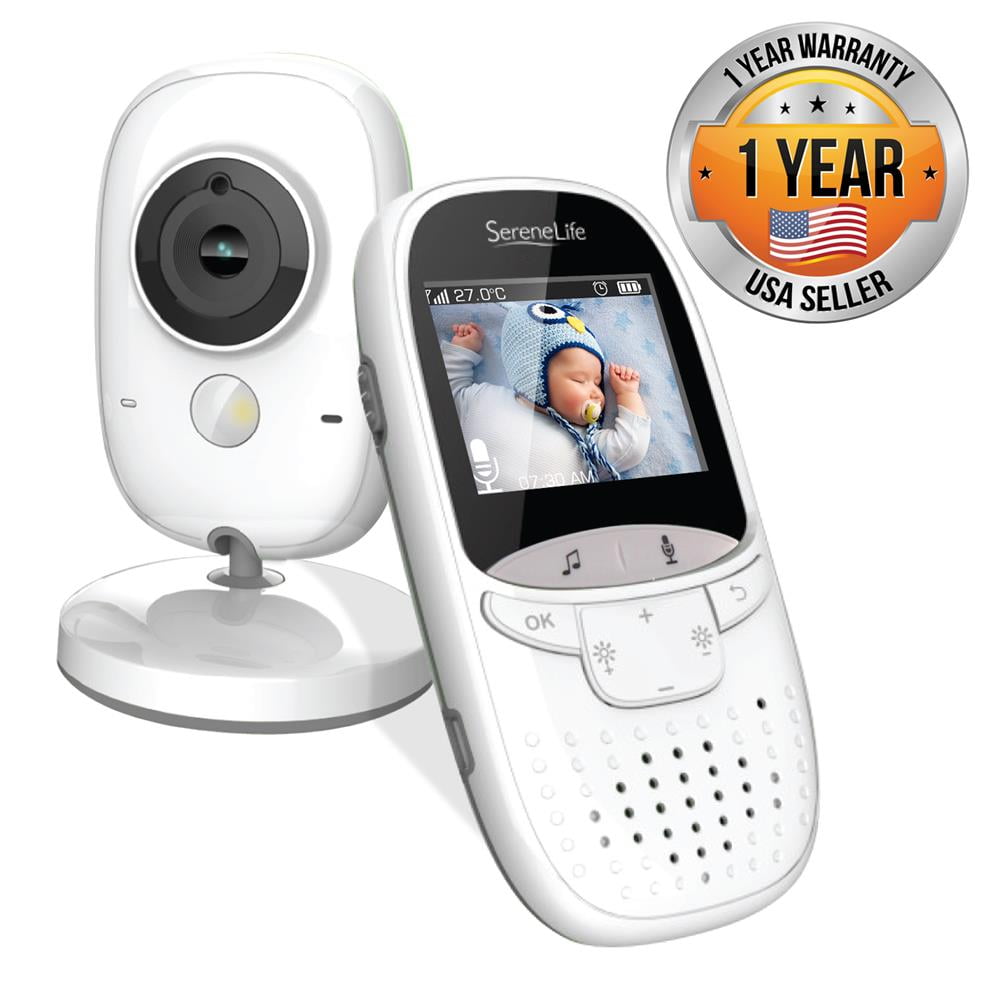 SereneLife SLBCAM11 Video & Camera Baby Monitor System with LCD