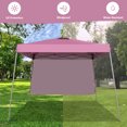 thumbnail image 7 of Ainfox 10 x 10 ft Pop up Canopy Tent  with Sidewall, Instant Slant Outdoor Gazebo for Beach, Sun Shade,Outdoor Activies, Weddings,Pink, 7 of 7