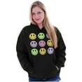 thumbnail image 3 of Colorful Happy Face Smile Eyes Hoodie Sweatshirt Women Men Brisco Brands S, 3 of 6