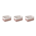 thumbnail image 4 of kurtrusly Convenient And Stylish Linen Storage Basket For Home Furnishings There Is A Large Capacity Inside To Store White Mix Powder 31*21*13 3Set, 4 of 6