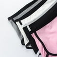 thumbnail image 3 of Women's Boyshort Panties Seamless High Waist Cotton Underwear Stretch Boxer Briefs, 3 of 11