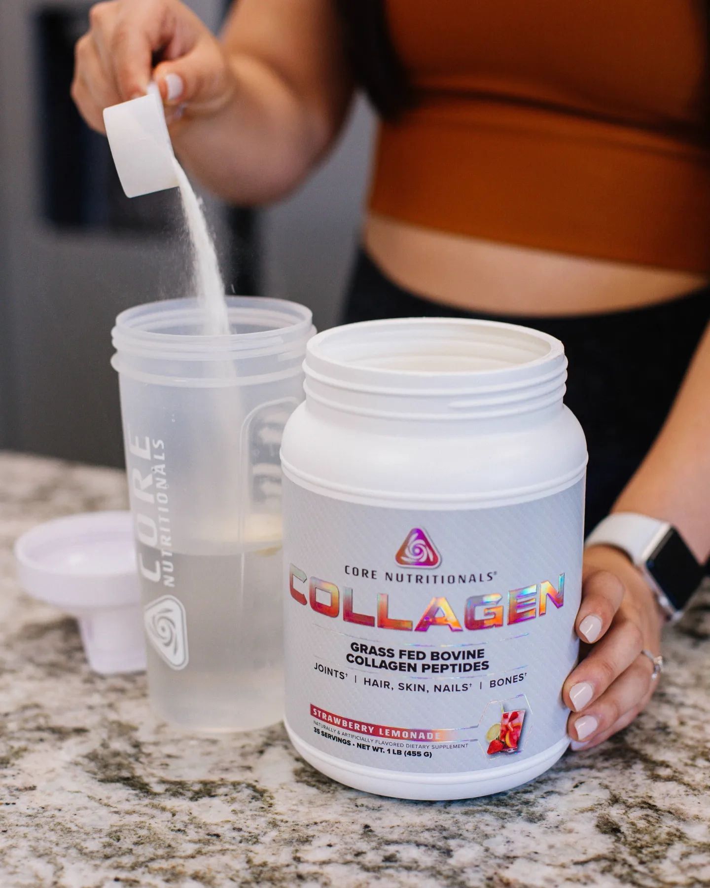 Core Nutritionals Collagen Grass Fed Bovine Collagen Peptides - 41 Servings