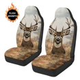 thumbnail image 3 of Uorisanigo Front Car Seat Protective Covers, 2-Pack Comfort and Protection Deer Camo Hunting Seat Covers Easy Installation Seats Cushion for Most Cars, Auto Interior Accessories, 3 of 7
